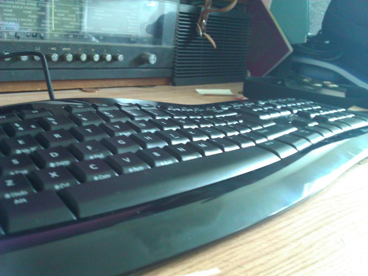 Keyboard On Desk